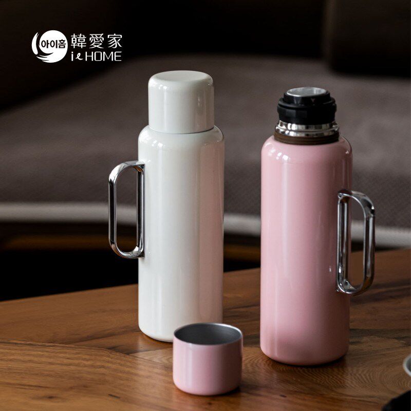 韩爱家焖茶壶机械显温保温壶316不锈钢白茶闷泡壶茶水分离泡茶杯
