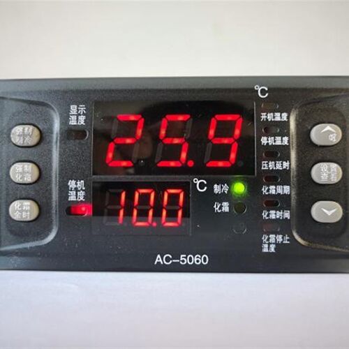 优博冷库电控箱专用温控器AC5060制冷 化霜 报警 双探头