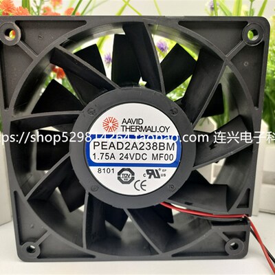 全新AAVID 12038 12CM PEAD2A238BM DC24V 1.75A 变频器散热风扇