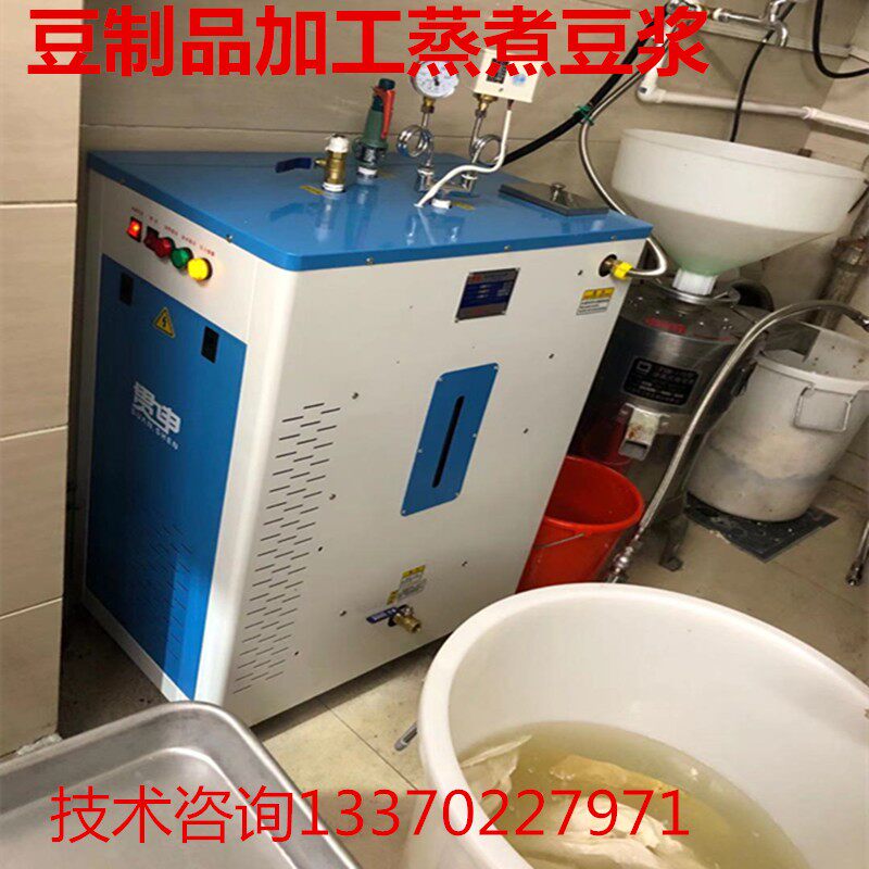 煮豆浆做豆腐全自动电锅炉煮电缆蒸馒头包子酿酒蒸汽发生器消音器