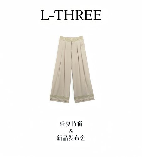 L-THREE『都市老钱』轻奢松弛感长裤