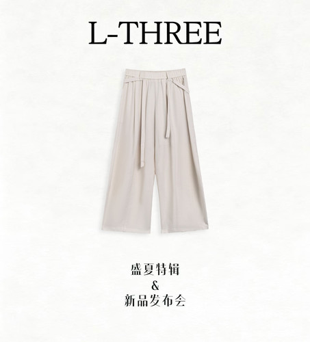 L-THREE『会呼吸的裤子』夏天人手一件！请把它焊在身上 L3505