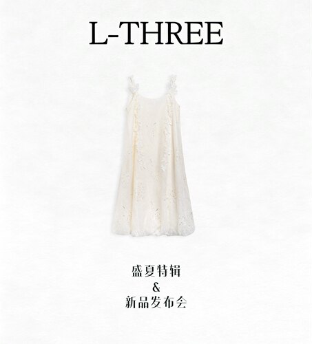 【盛夏特辑】L-THREE『薄雾弥香』口碑款创新 定制珠片绣花苞裙