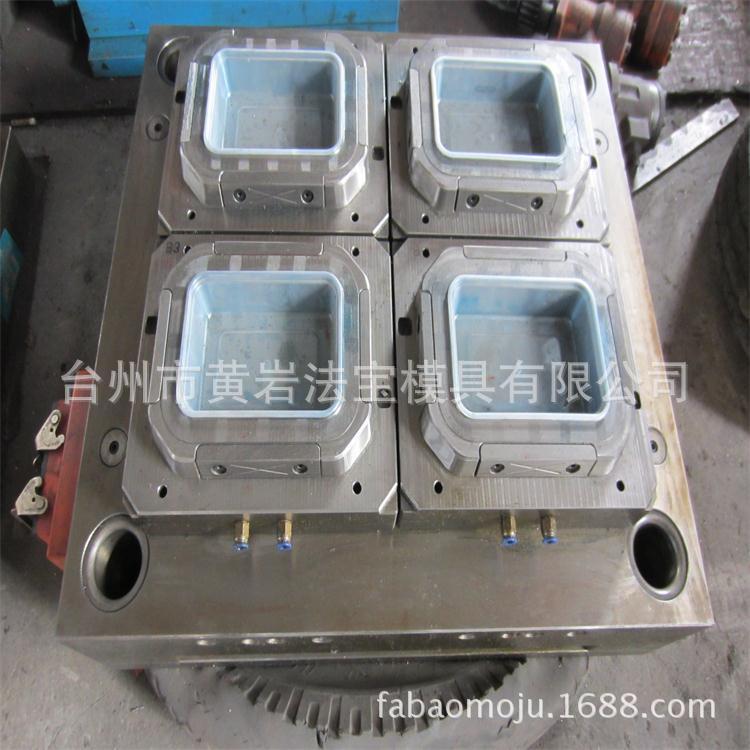 专业薄壁方形饭盒塑料注塑模具黄岩薄壁塑料模具加工定制注塑