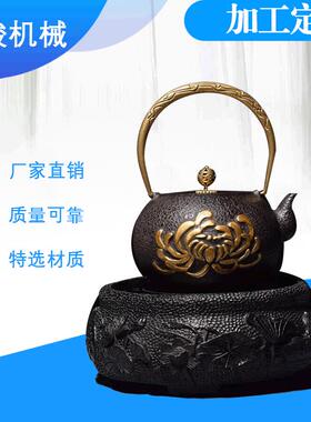 厂家直销铸铁壶茶家用送礼壶茶具套装养生茶壶茶具工艺品铁制