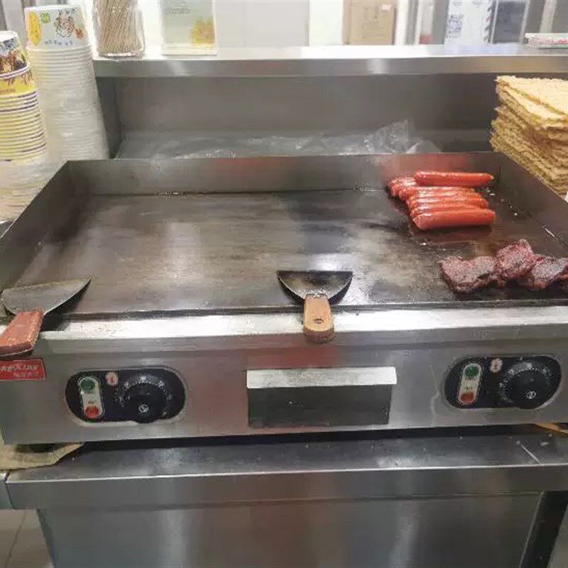 恒星西厨HX-820扒炉商用台式电扒炉手抓饼机器电煎台牛排铁板鱿鱼