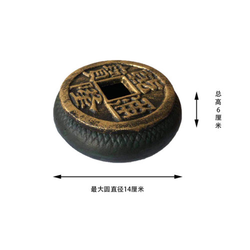 包邮创意怀旧全铸铁烟缸个性带盖烟灰缸办公家居装饰品古币烟缸