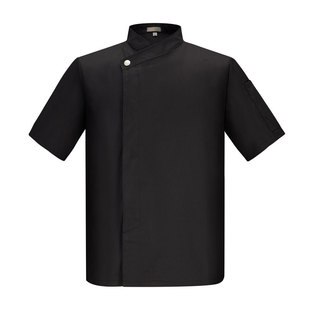 厨师工作服男七分袖套装餐厅餐饮厨房长袖秋冬装定制厨师服装短袖