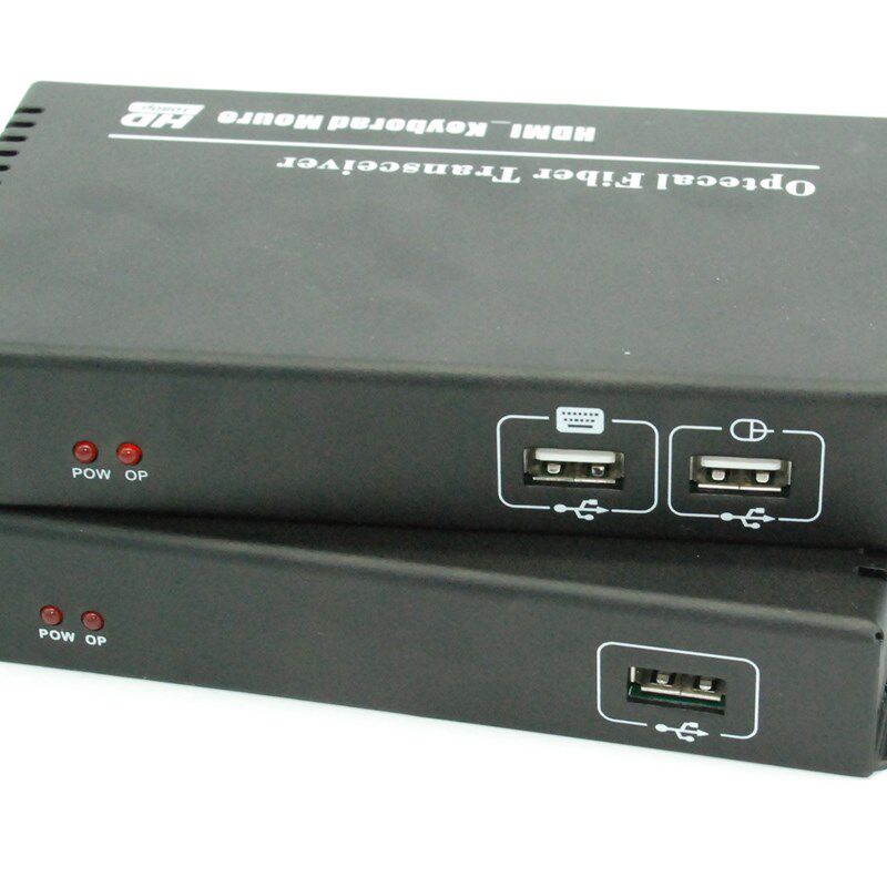 KVM高清光端机 VGA带USB/键盘/鼠标/音频KVM光纤延长器 VGA光端机