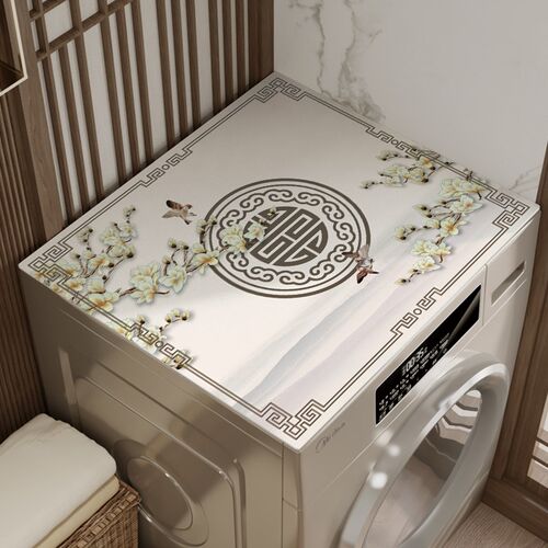 全自动滚筒洗衣机盖布防水防尘罩双开门冰箱微波炉盖巾床头柜垫子