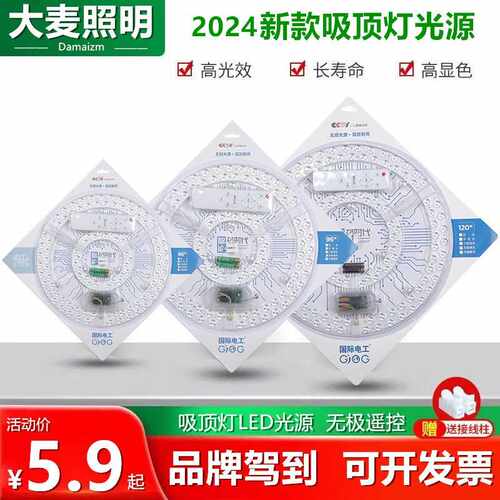 国际电工led灯芯吸顶灯led模组光源正品环形灯管圆形替换灯板灯盘
