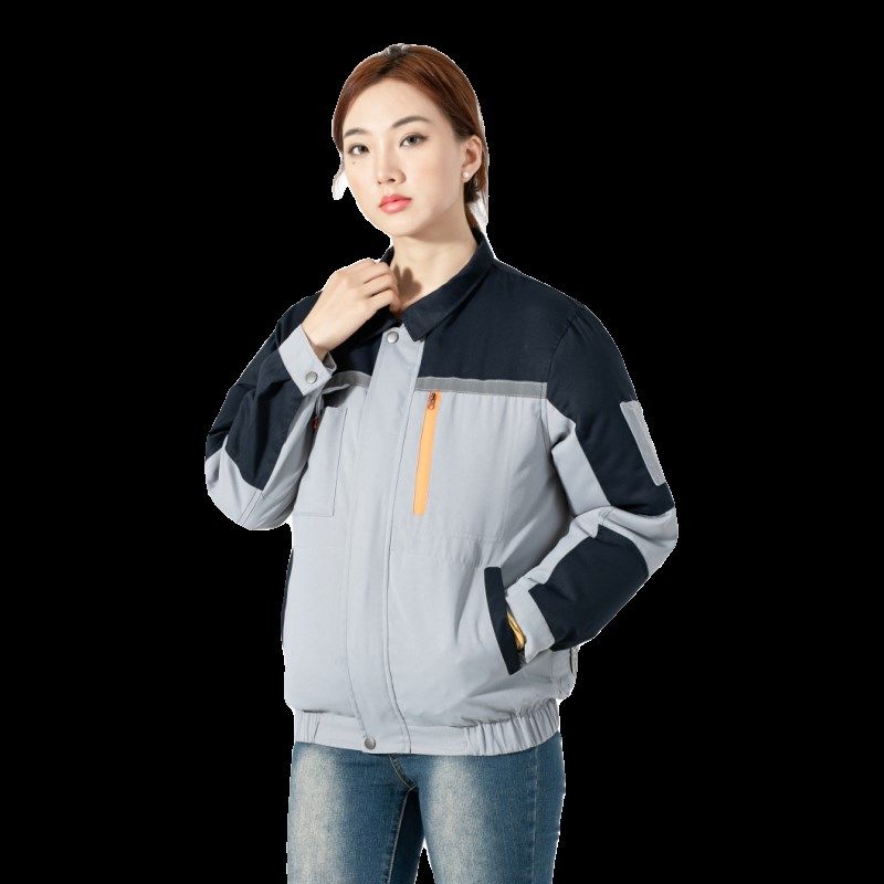 夏季新款空调服男女带风扇工作衣服升级大风力降温工地户外劳保服