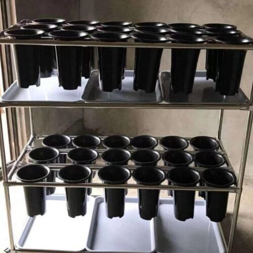 201不锈钢花架兰花架兰花专用架可多层可调节兰草盆架组装兰花架