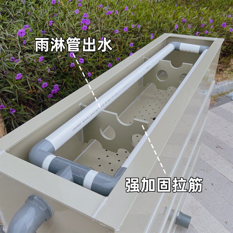 PP塑料鱼缸过滤盒滴流盒养鱼上置滴滤箱净水循环过滤器过滤槽定制