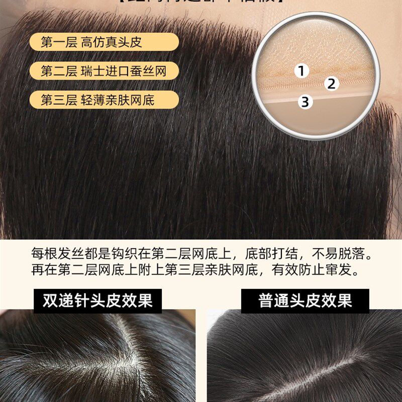 假发女短发真发头套圆脸网红波波头韩式发型自然少女全真人发丝