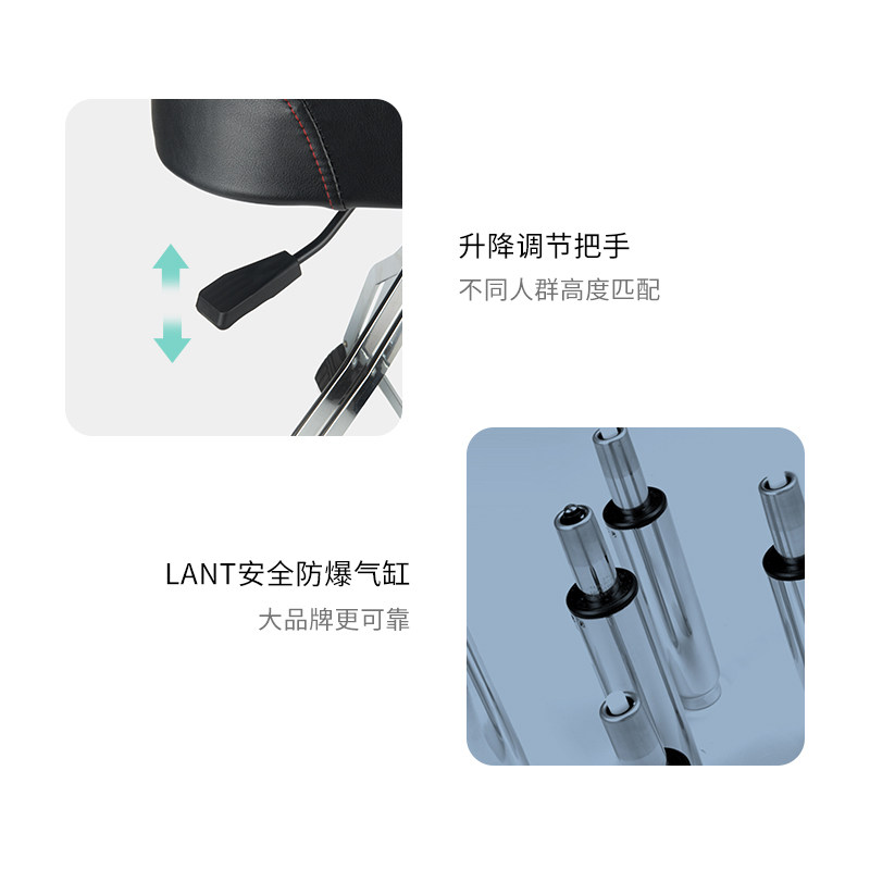 专业气动架子鼓凳 升降旋转马鞍靠背 爵士鼓成人儿童圆凳座椅演出