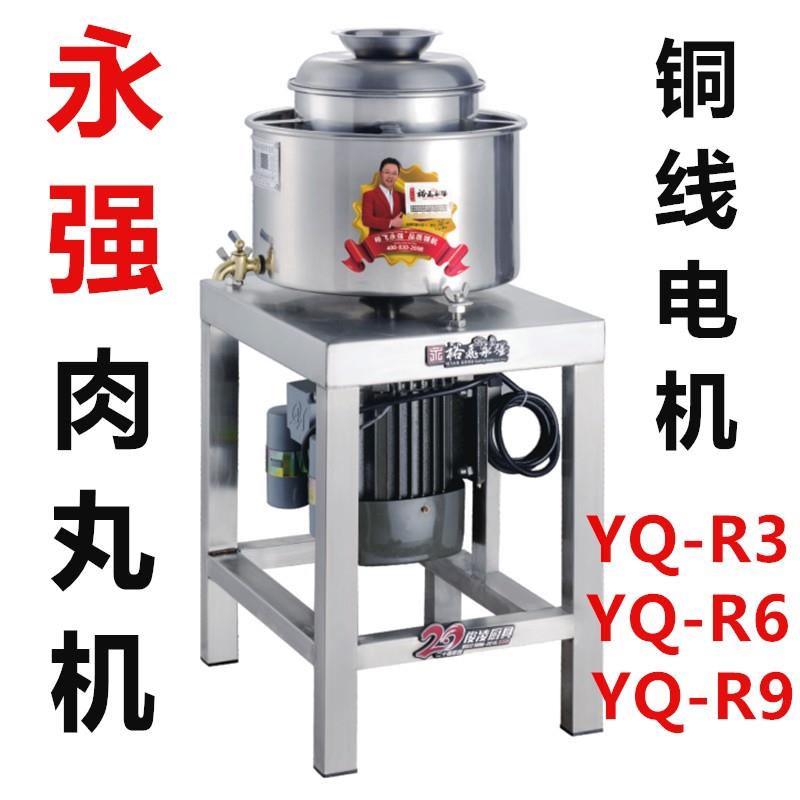 裕飞永强YQ-3/6/9商用打浆机家用肉丸机半成型肉酱绞肉机鱼丸R280