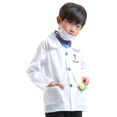 2026新款万圣节幼儿园舞台表演服装角色扮演白大褂小医生cosp