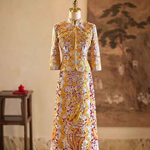 2026新款小个子龙凤褂高定中式新娘嫁衣婚服秀禾服结婚婚礼出阁服