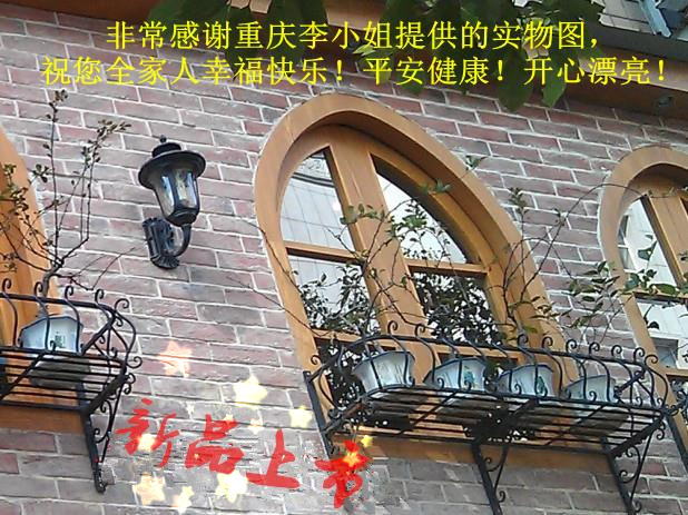 包邮铁艺壁挂花架阳台墙壁窗台壁挂式花架创意栏杆盆栽花盆置物架