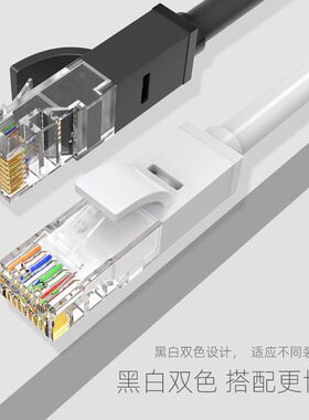 德爵超五类百5兆六6类千兆网线高速家用路由器电脑100m米宽带成品