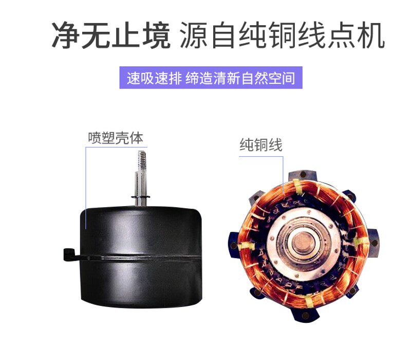 双向厨房抽油烟机排气扇12寸300mm窗式强力换气扇排风扇抽风机