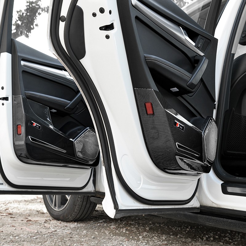 专用于奥迪A4L/A6l/Q3/Q5l/Q7/A3车门防踢垫全包围防踢板内饰改装