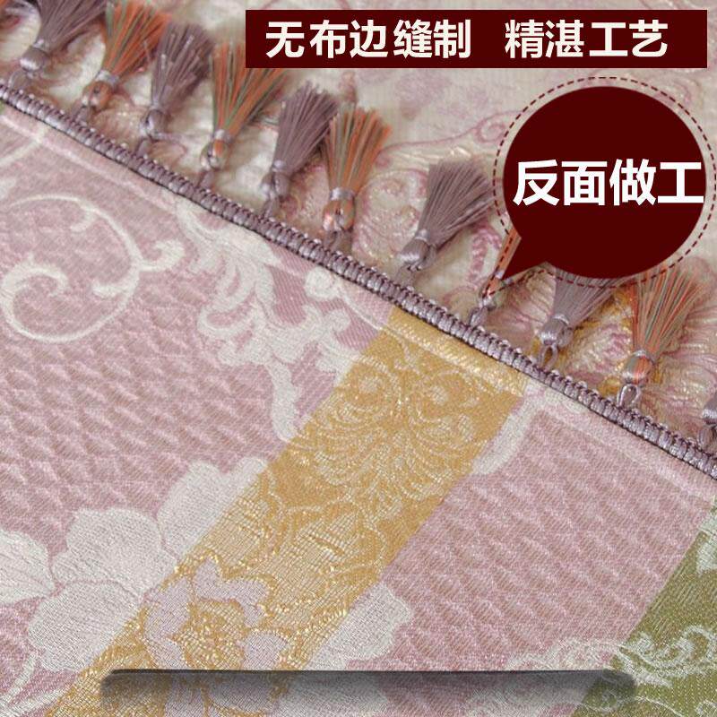 桌盖布座布开洞转盘老式定制浅蓝色文艺台布布艺耐脏圆形家用餐厅