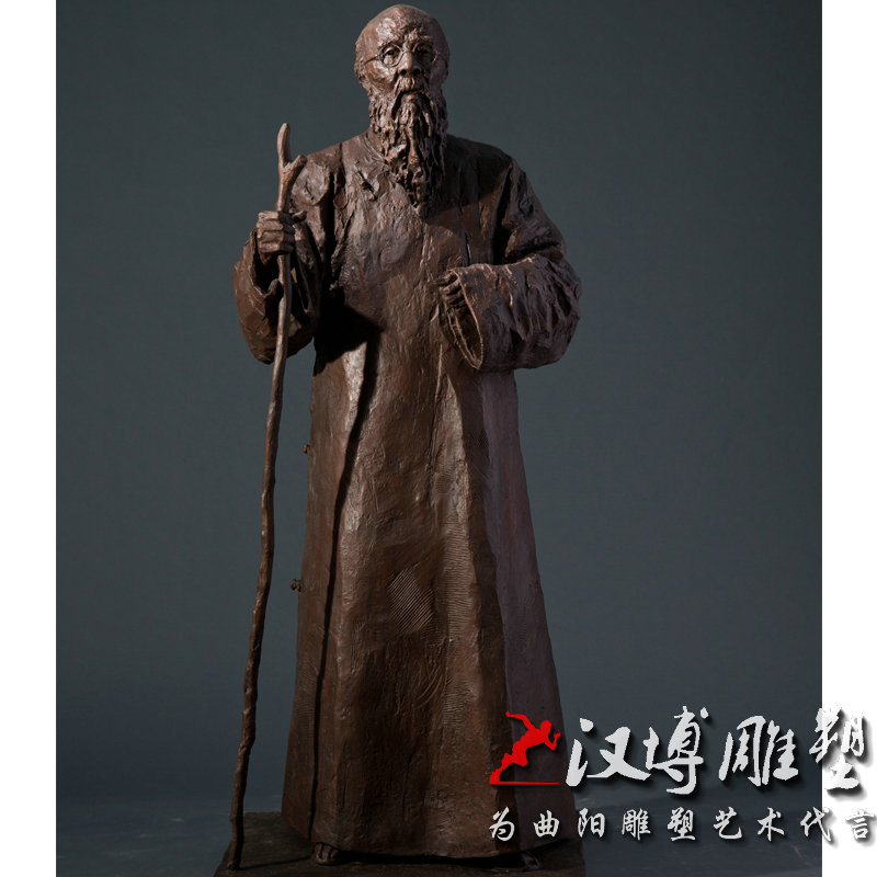 抽象迎风人物铜雕雕塑景观广场玻璃钢铸铜抽象人物户外小品铜雕塑