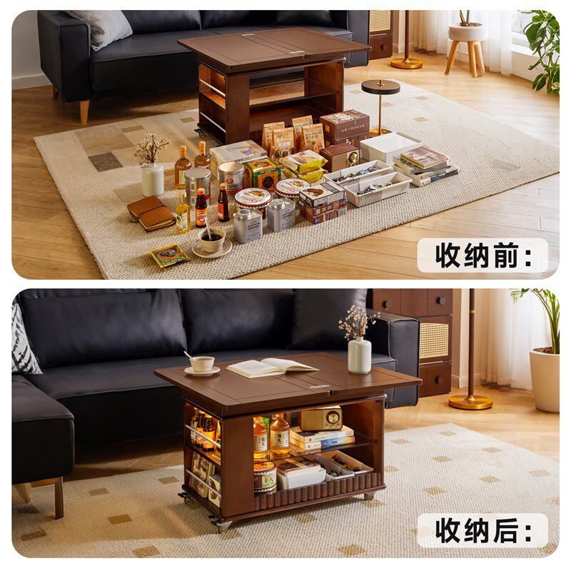 实木沙发边几可移动小户型客厅小推车茶几茶桌边柜侧柜卧室床头柜