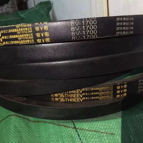 三维三角带传动带橡胶V型带8V6300/8V6350/8V7112/8V7620/8V8001