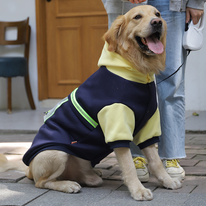狗狗大狗冬季衣服卫衣中大型犬阿拉斯加金毛萨摩耶休闲四脚秋冬款
