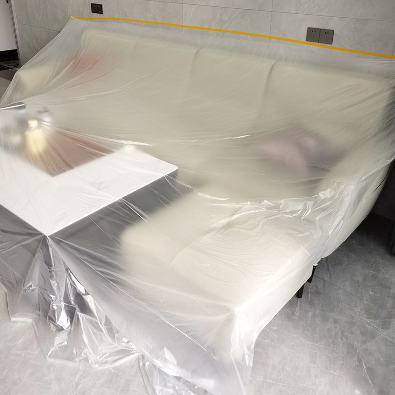 家具防尘罩装修防尘塑料膜户外保护膜衣柜沙发学生宿舍透明防尘膜