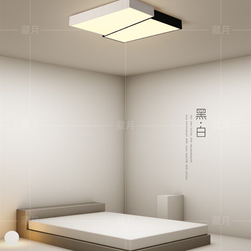 年轻人卧室主灯创意led吸顶灯方形餐厅房间灯客厅灯2025新款灯具