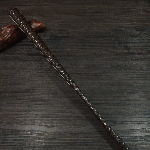 老艺人制作文玩宣纸折扇9.5寸天然桃丝棕竹全芯罗纹搓节扇骨扇子