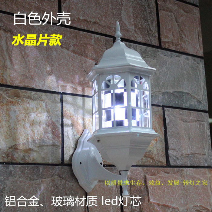 美发转灯发廊理发店专用户外防水多彩LED铝材挂墙 复古欧式小灯箱图片