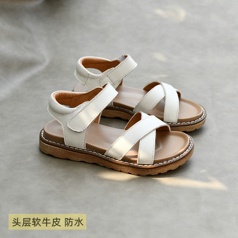 2026新款女童真皮凉鞋夏款沙休闲凉鞋