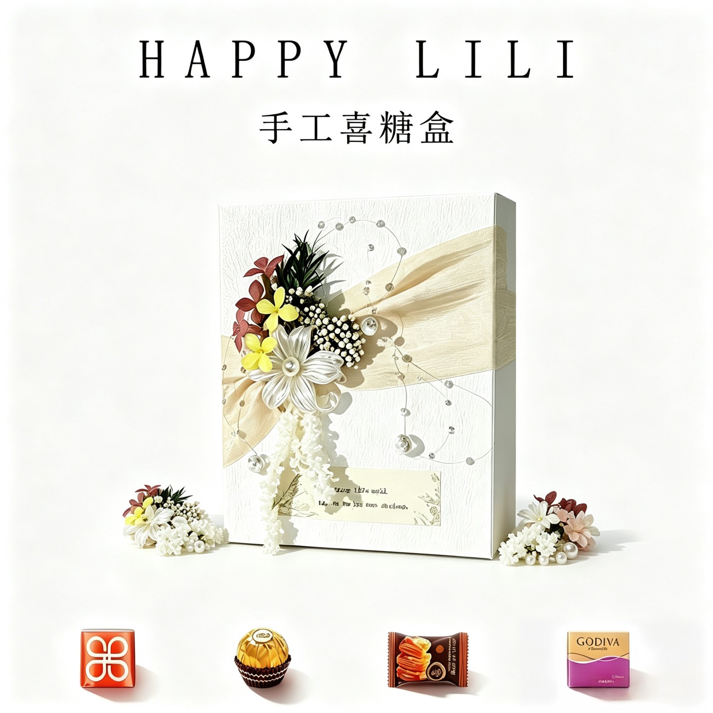 疯狂出片的喜糖成品礼盒含糖