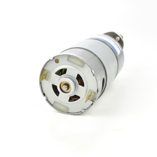 新永泰JGB37-545微型直流减速电机M6螺杆带法兰调速小马达12V24V