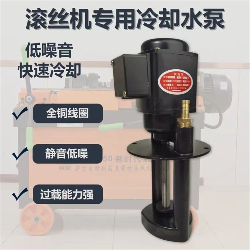 水泵钢筋直螺纹滚丝机冷却电泵攻丝机铜线水泵滚丝机配件水泵