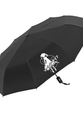 约会大作战雨伞时崎狂三动漫周边学生防嗮全自动折叠遮阳伞定制