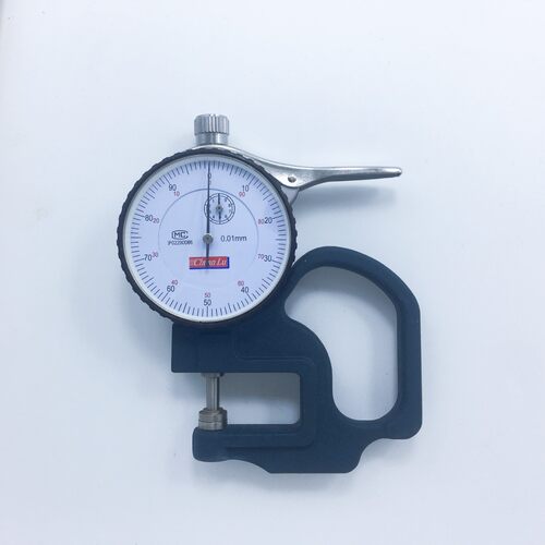 川陆指针平头测厚规0-10×2/精度0·01mm可打标质量可靠有现货