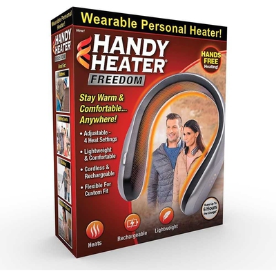 handy heater颈部加热器穿戴式电暖器温度无绳充电外出加热器