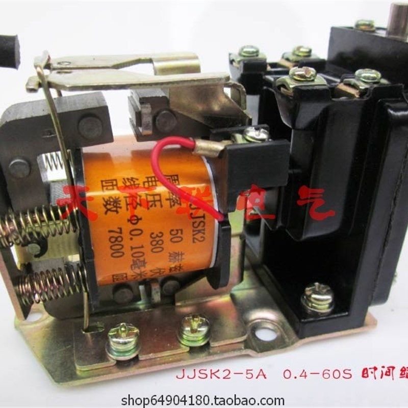 JJSK2时间继电器空气式通电断电机床开关ac380v220v127v110v