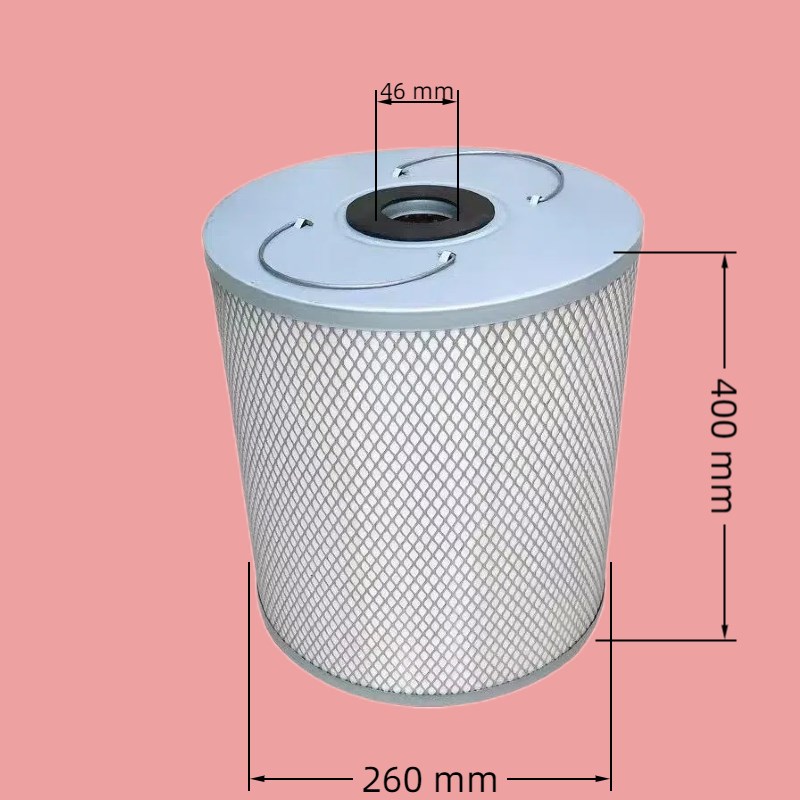 火花机过滤器牧机过滤芯火花机过滤器260*46*400mm内外铁网 280