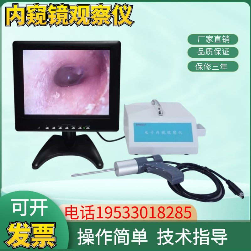 新款BR6000型耳鼻喉内窥镜观察仪电子影像检查仪一体机动物检查镜