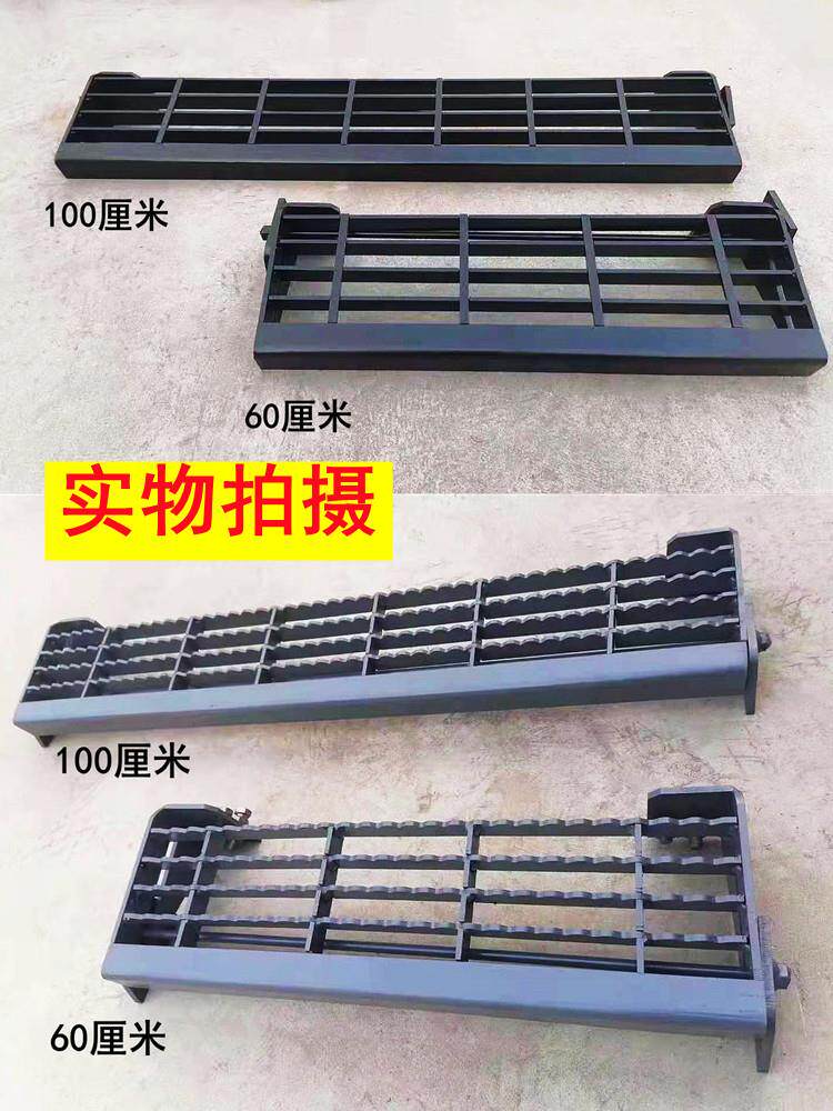 挖机驾驶室外脚踏板挖掘机勾机钻机门口外置折叠脚蹬改装配件用品