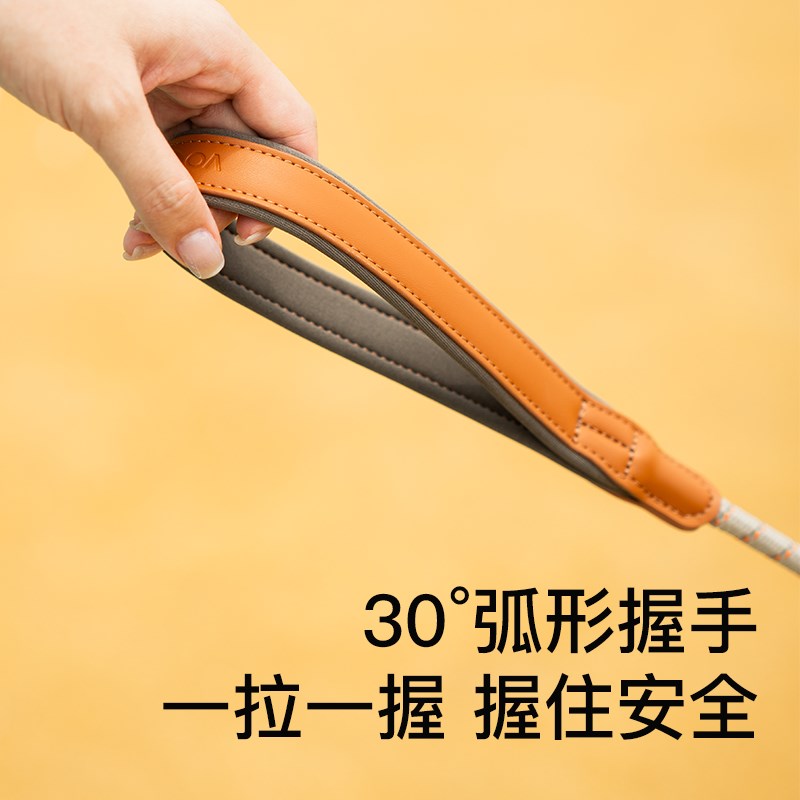 蔚刻防爆冲小狗狗牵引绳小型犬泰迪柯基边牧中大型犬通用遛狗神器