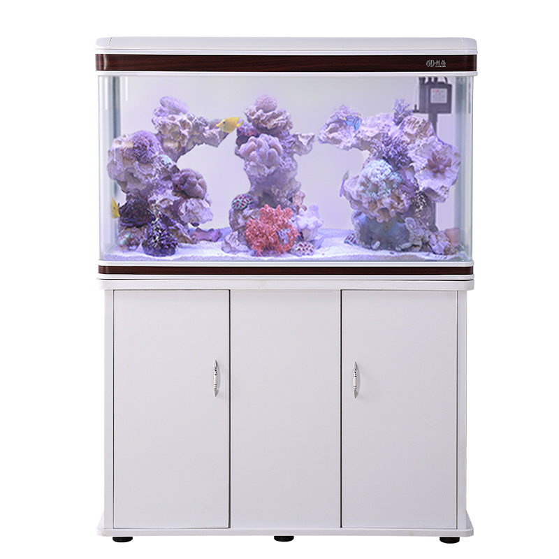 创海鱼缸客厅小型家用桌面创意懒人生态鱼缸免换水族箱玻璃长方形