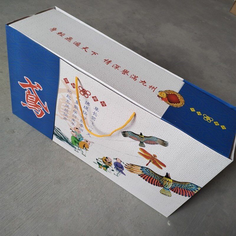 包邮潍坊传统老鹰放飞风筝竹子骨架中国风装饰高档礼盒工艺品礼品